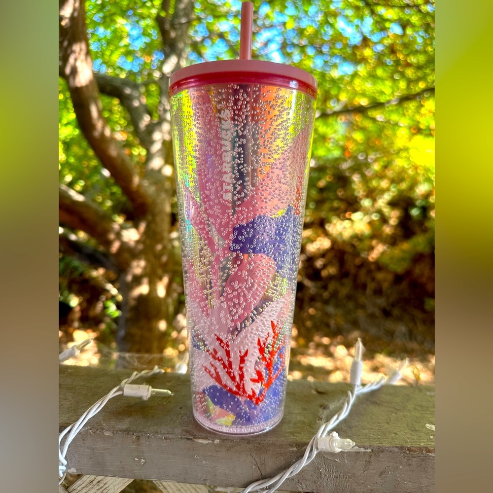 2021 Starbucks Coral Bubble Cup